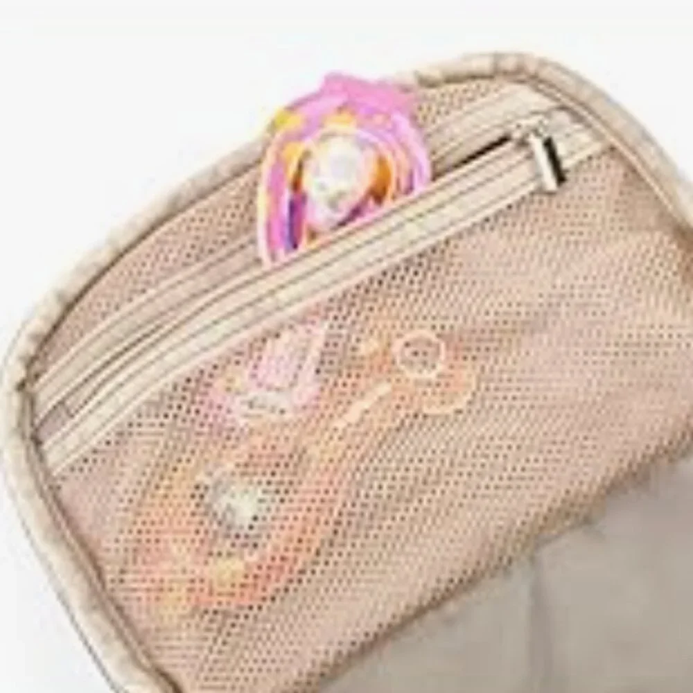 Stylish Quilted Compact Diaper Bag Backpack in Cream NWT